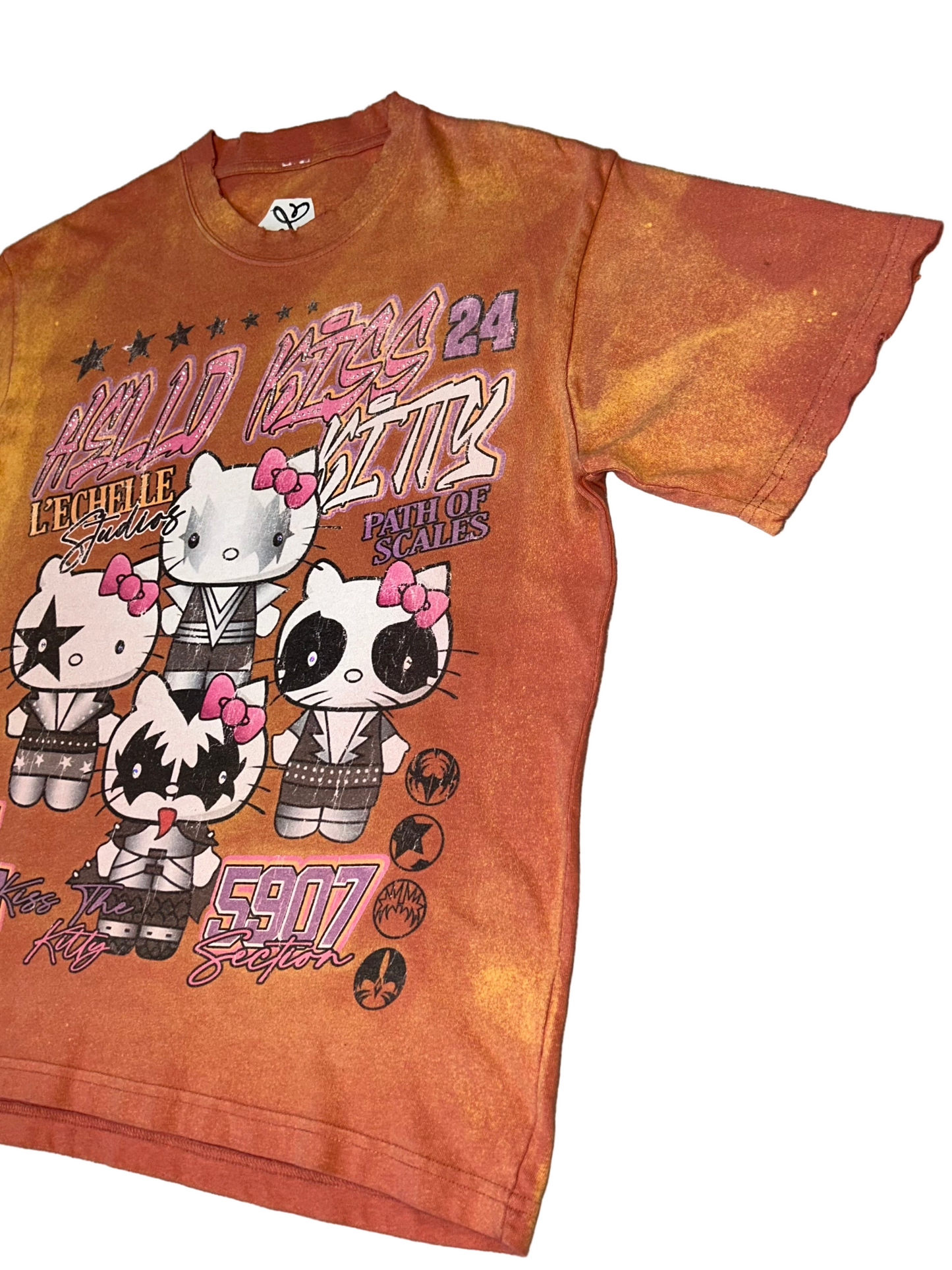 L’echelle Hotties x Kiss the Kitty😻😻😻😻 (Acid Wash Coral)