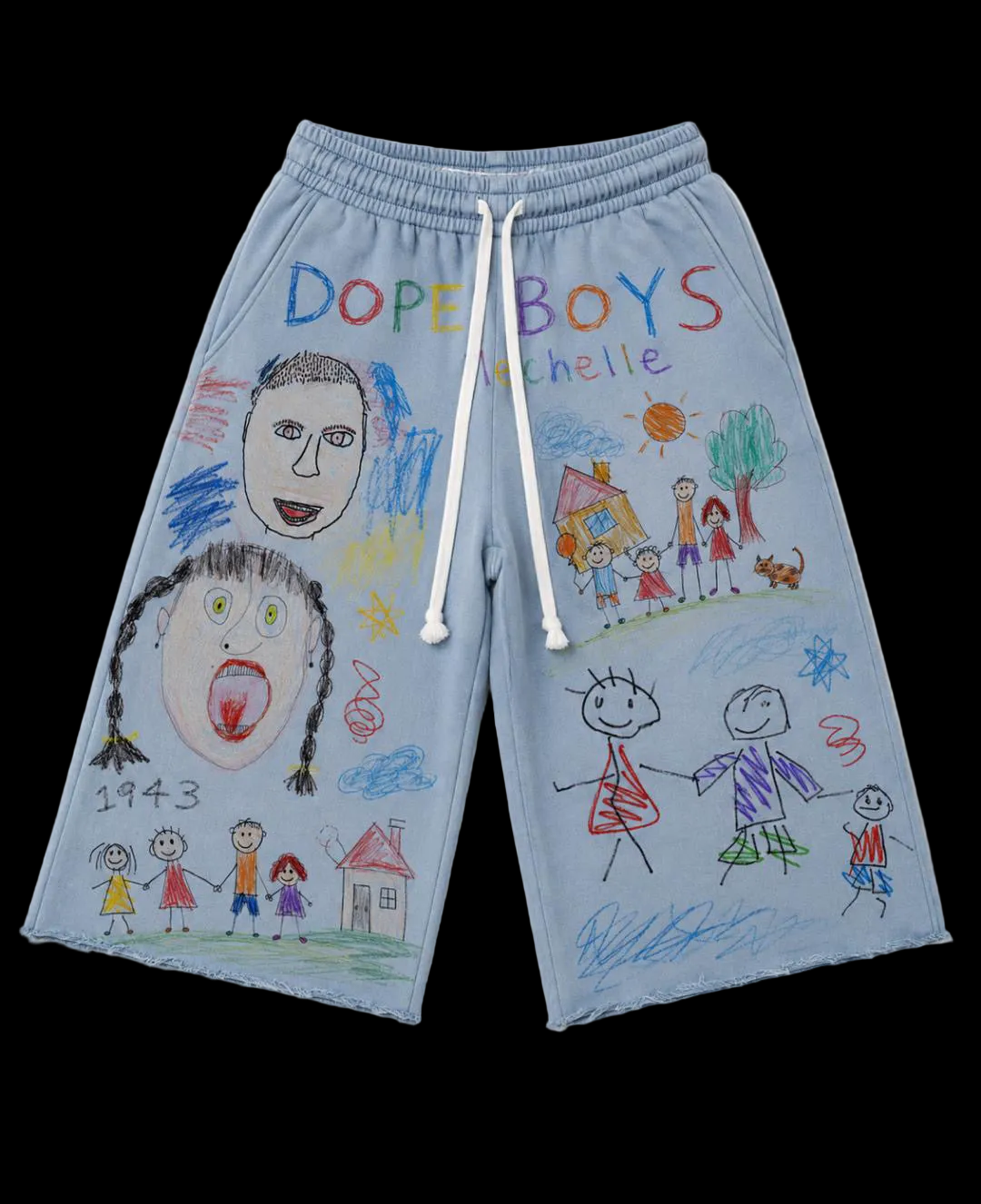 DOPEBOYS x L’ECHELLE “Kids Art” Shorts