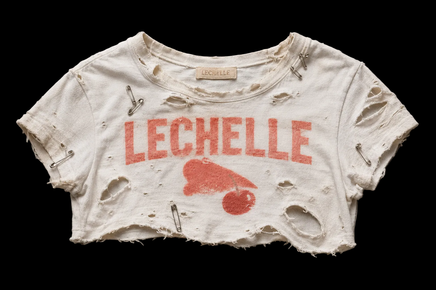 L’ECHELLE HOTTIES “Cherry” WOMENS CROPPED TEE
