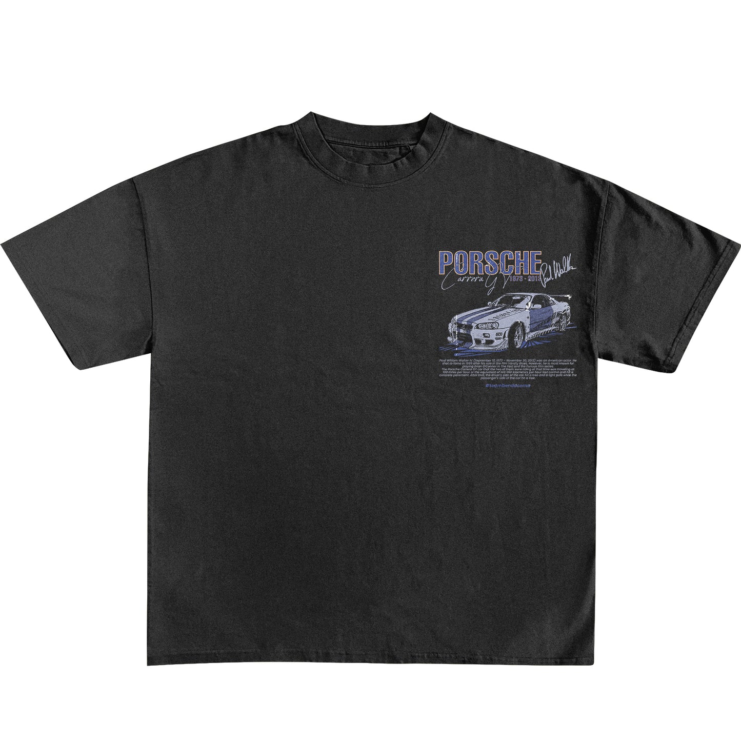 Paul Walker “Memorbelia Tee” (Black)