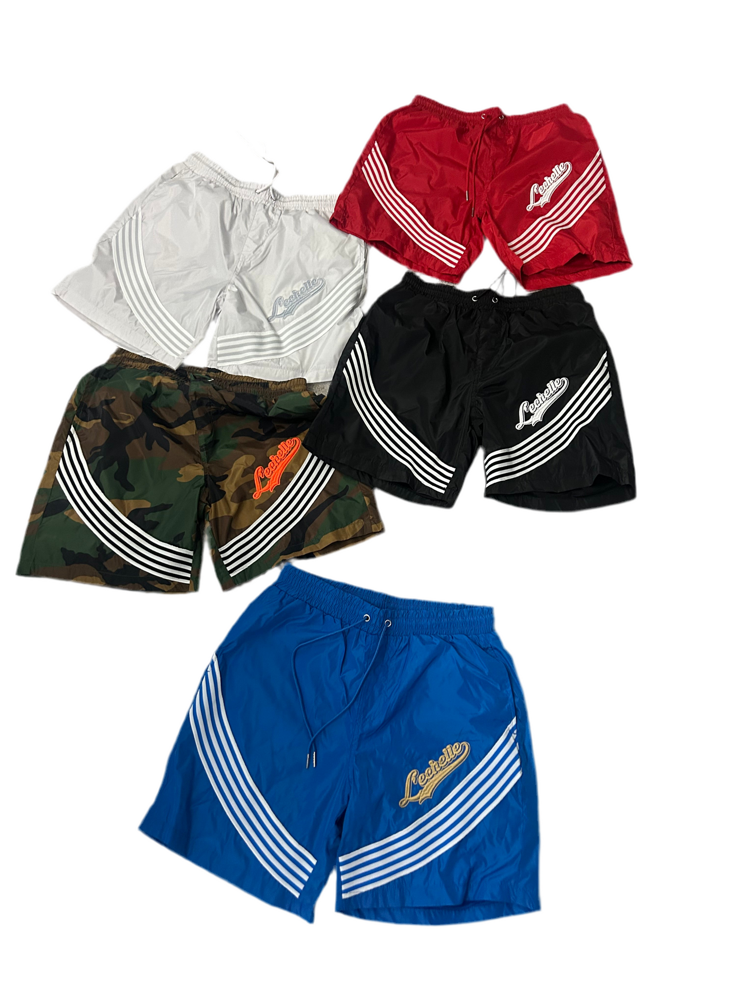 L’echelle Studios Playa Stripes Shorts