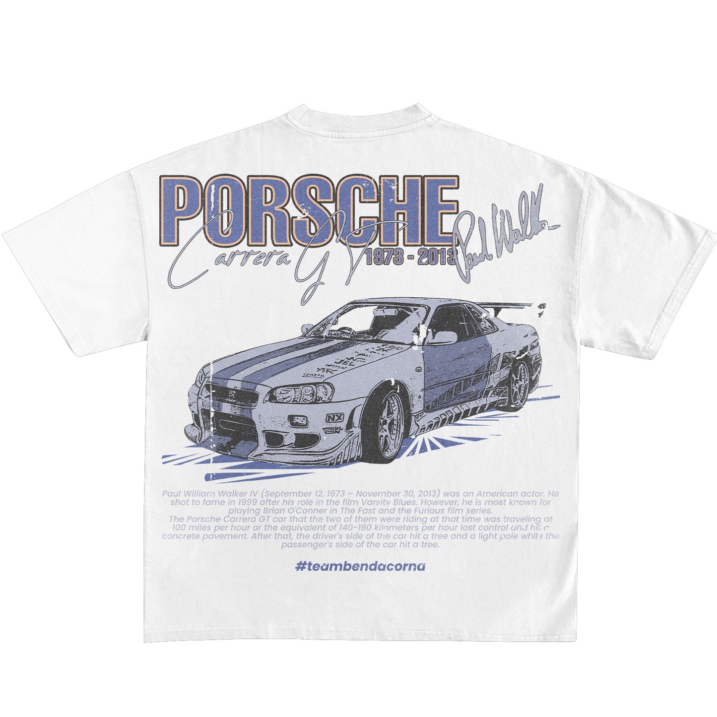 Paul Walker “Memorbelia Tee” (White)