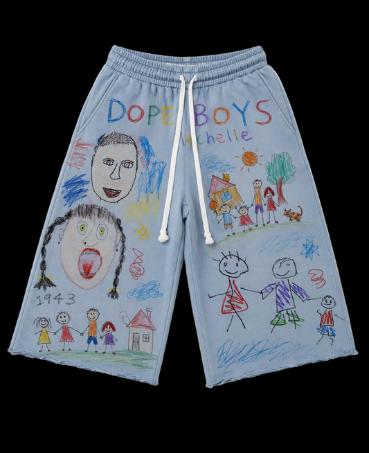 DOPEBOYS x L’ECHELLE “Kids Art” Shorts