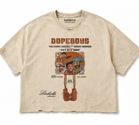 Let’s Do It Again – Vintage Boxing Distressed Tee | L’echelle Studios x Dopeboys