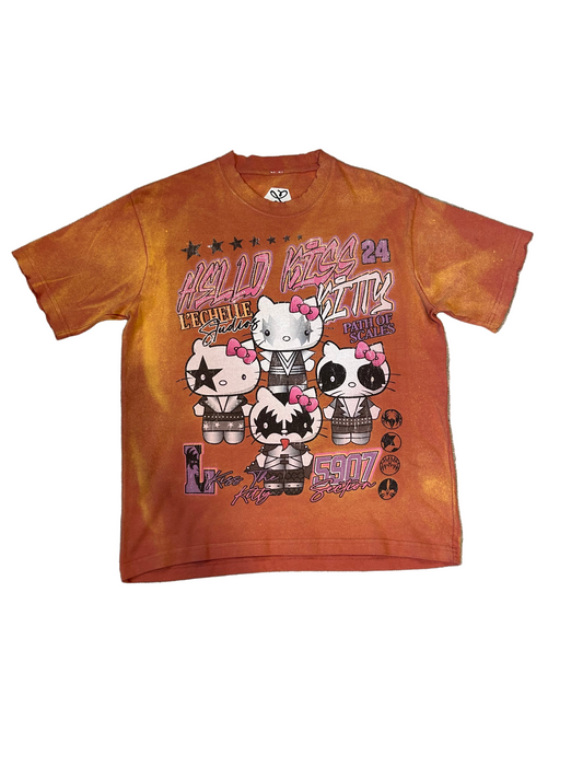 L’echelle Hotties x Kiss the Kitty😻😻😻😻 (Acid Wash Coral)