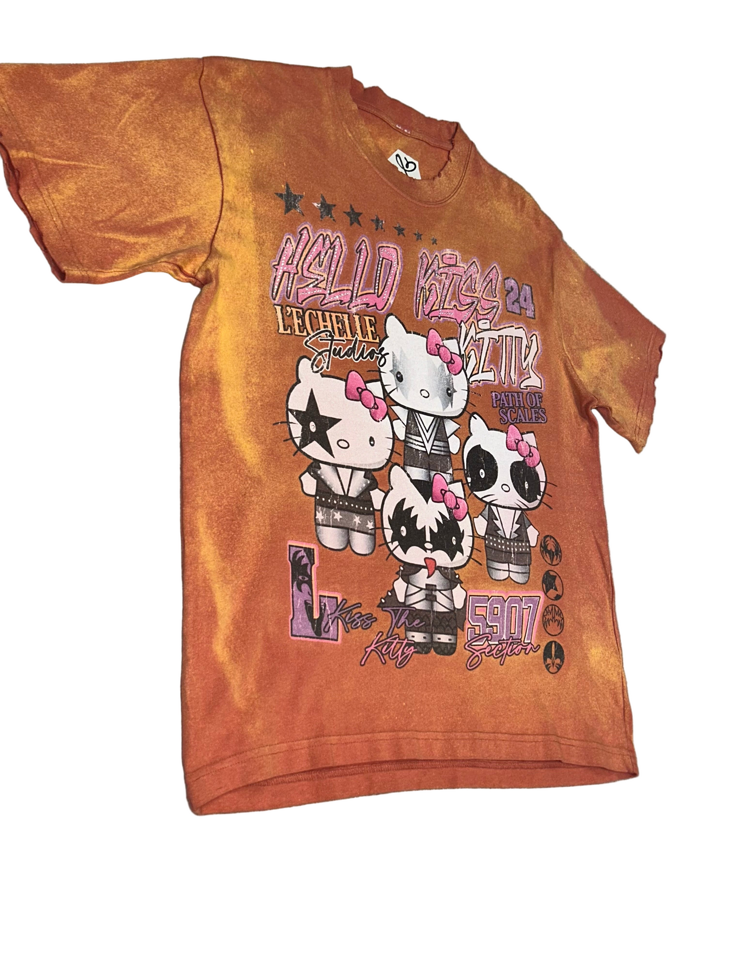 L’echelle Hotties x Kiss the Kitty😻😻😻😻 (Acid Wash Coral)