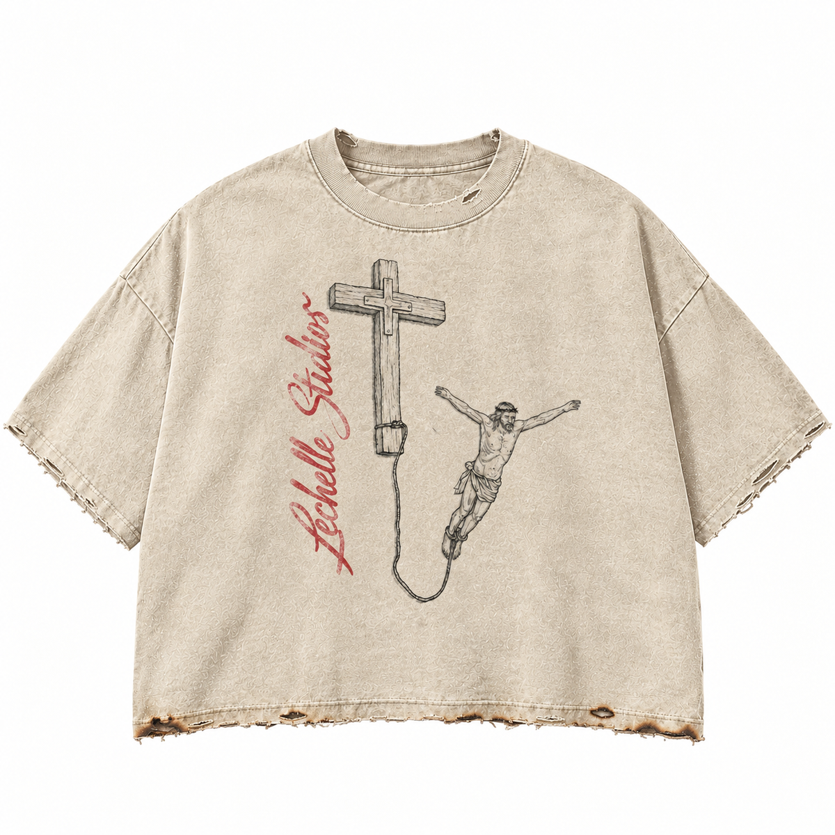 The Last Sacrifice Vintage Oversized Tee – L’echelle Studios x Dopeboys