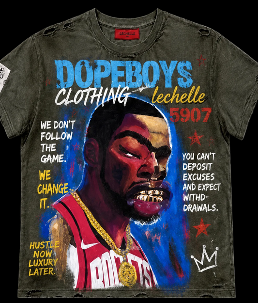 DOPEBOYS X L’ECHELLE “KD” Distress Tee