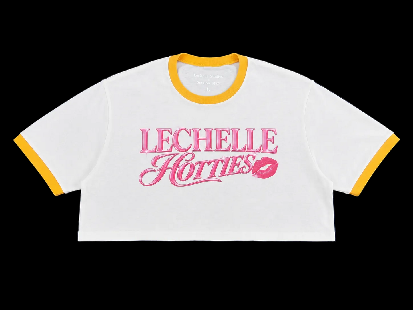 L’echelle Hotties Y2K Cropped Ringer Tee