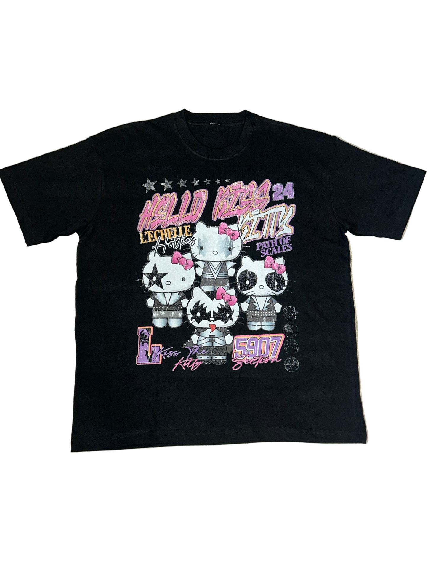 L’echelle Hotties x Kiss the Kitty😻😻😻😻 (Solid Black)